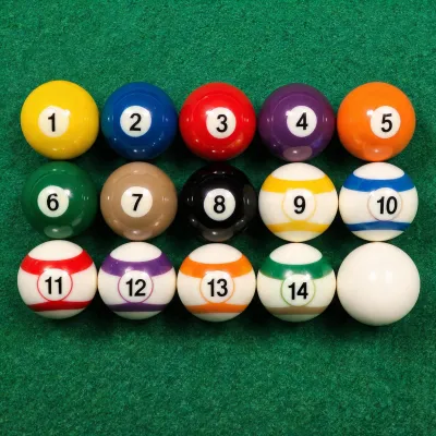 billiard ball set